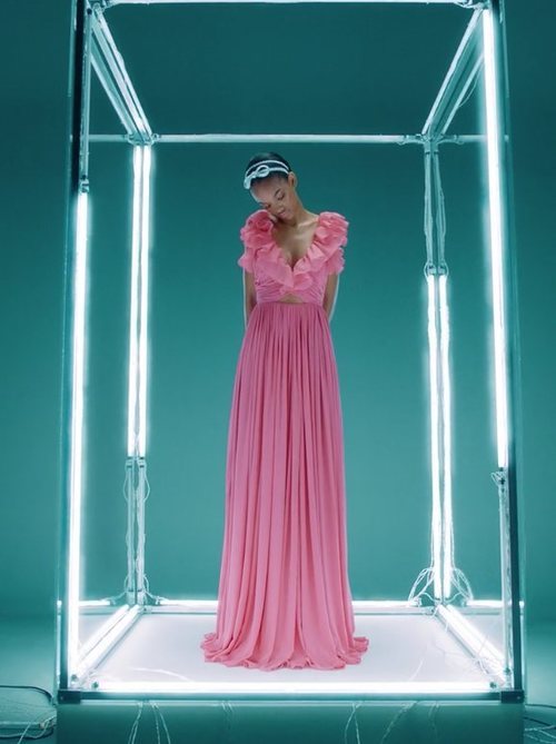 Vestido largo de seda de Giambattista Valli x H&M