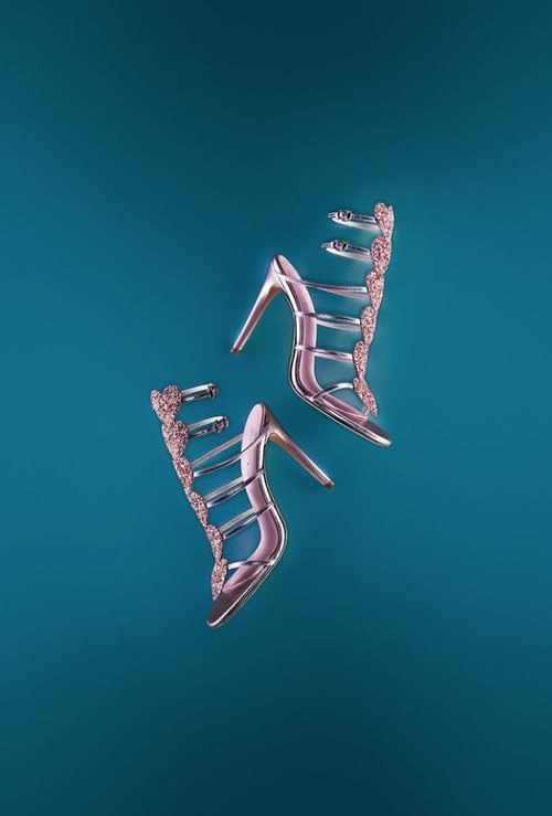 Sandalias de tiras con brillos de Giambattista Valli x H&M