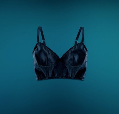 Sujetador sin aros en color negro de Giambattista Valli x H&M