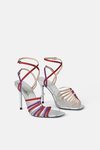 Sandalias de tacón de la colección Blue Collection de Zara 2019