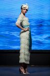 Vestido verde pastel de tul y volantes de la colección crucero de Juan Duyos para 'Alta Mar'
