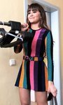 Aitana con vestido de María Escoté