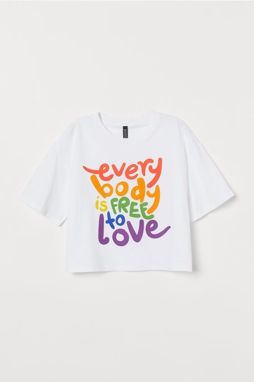 Camiseta de la colección 'Love for All' de H&M
