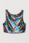 Top de lentejuelas de la colección 'Love for All' de H&M