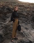 Pantalón de talle alto de la colección 'Ocean Breeze' de Alberta Ferretti