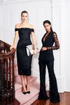 Conjunto negro de la colección pre-fall 2019 de Christian Siriano