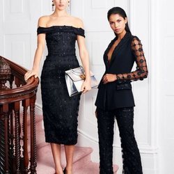 Conjunto negro de la colección pre-fall 2019 de Christian Siriano