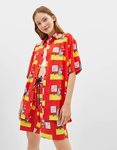 Camisa con estampado de Bereshka x Snoopy para la colección de Bershka verano 2019