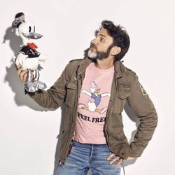 Fernando Tejero en el homenaje solidario al Pato Donald por su 85 aniversario