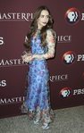 Lily Collins con vestido de Jill Stuart en la presentación de 'Les Miserables' de Los Ángeles