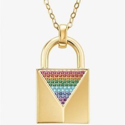 Collar en forma de candado para la colección Pride 2019 de Michael Kors