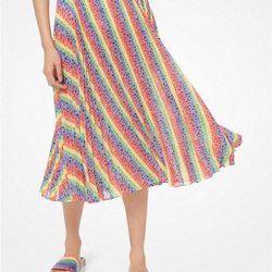 Falda a rayas para la colección Pride 2019 de Michael Kors