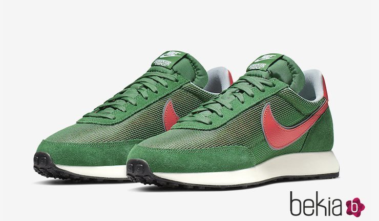 Modelo Tailwind en verde inspirado en Stranger Things para la nueva colección de Nike