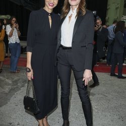 La supermodelo Carla Bruni en el homenaje a Karl Lagerfeld