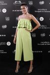 Anna Ferrer Padilla con un mono de Asos verde en la fiesta de Yo Dona