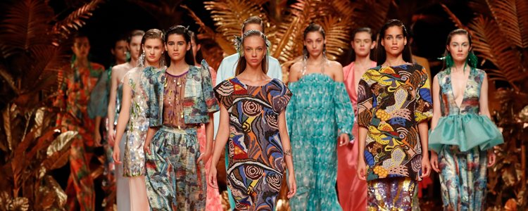 Desfile de Duyos en la MBFW Madrid julio 2019 con su colección primavera/verano 2020