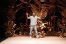 Duyos durante la presentación de la colección primavera/verano 2020 en la MBFW Madrid julio 2019