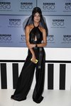 Lucía Rivera vestida de Alaska Durante en la MBFWMadrid julio 2019