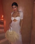 Kylie Jenner con La Bata Piana Longue de Jacquemus