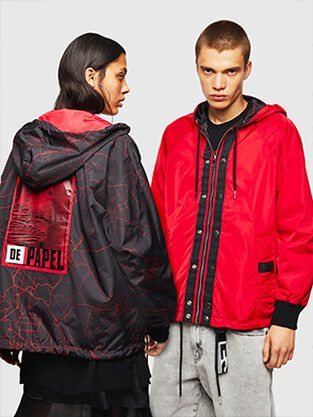 Chaquetas de Diesel x 'La casa de papel'