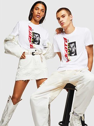 Camiseta blanca de Diesel x 'La casa de papel'