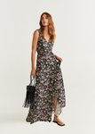 Vestido estampado de la colección otoño/invierno 2019 de Mango