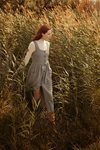 Vestido gris oscuro de la colección otoño/invierno 2019 de Lefties