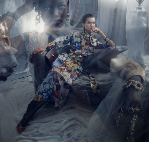 Vestido estampado de la colección otoño 2019 de Zara