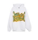 Sudadera blanca serigrafiada de la colección Billie Eilish x Bershka
