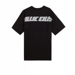 Camiseta negra serigrafiada speed de la colección Billie Eilish x Bershka