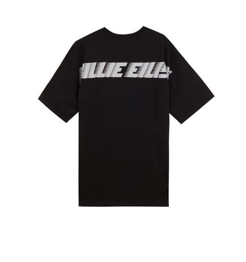 Camiseta negra serigrafiada speed de la colección Billie Eilish x Bershka