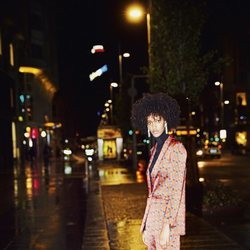 Traje estampado de la colección otoño/invierno 2019/2020 de Dolores Promesas