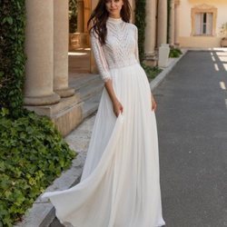 Vestido 'Mimosa' de la colección 2020 de Pronovias