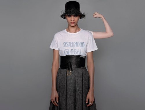 Camiseta estampada de la colección prêt-à-porter otoño/invierno 2019 de Dior