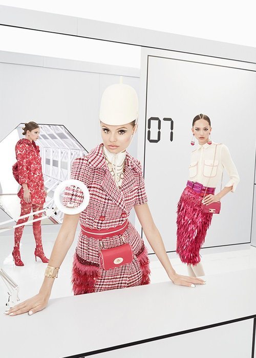 Vestido de tweed de la colección otoño/invierno 2019 de Elisabetti Franchi