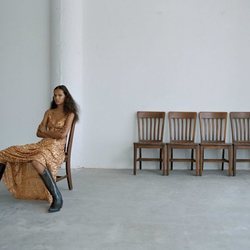Vestido de lentejuelas de la colección 'The Minimal Knitwear' de Zara