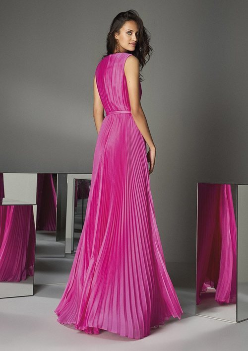 Espalda del vestido 'The Drapes' nº88 de #PronoviasPink en colaboración con la AECC