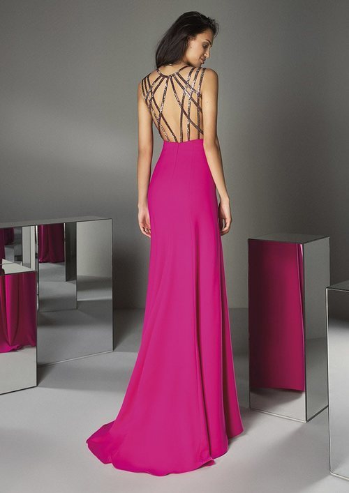 Espalda con brillantes 'A touch of Sparkle' nº54 de #PronoviasPink X AECC