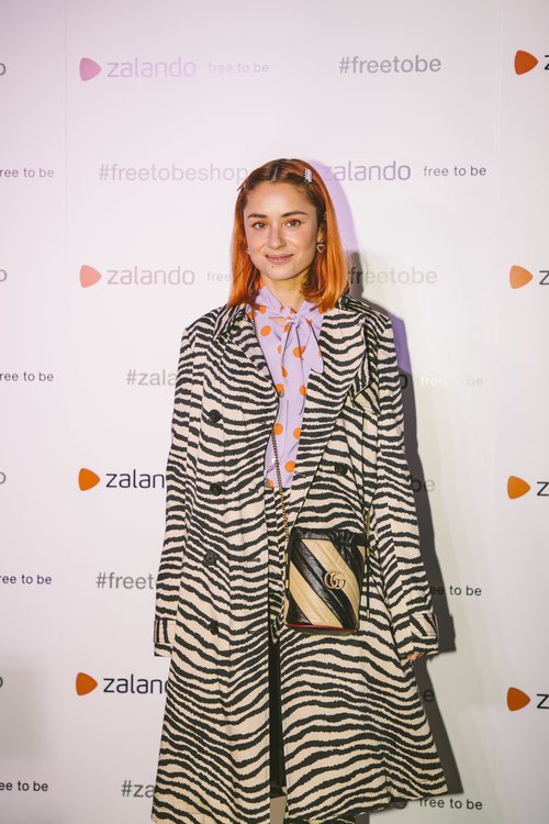 Miranda Makaroff en la inauguración de la pop-up store de Zalando