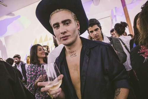 Roi Porto en la inauguración de la pop-up store de Zalando