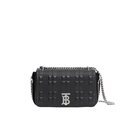 Bolso negro 'Lola' con correa metalizada de la nueva colección Burberry otoño 2019