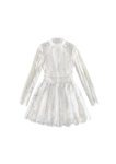 Vestido blanco con encaje de la colección de H&M y Giambattista Valli