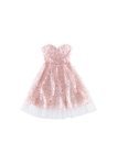 Vestido rosa con flores y tul de la colección de H&M y Giambattista Valli