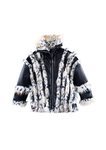 Chaqueta cuero y pelo de la colección de H&M y Giambattista Valli