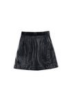 Falda negra con estampado de serpiente de la colección de H&M y Giambattista Valli