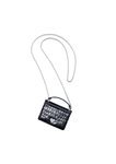 Bolso negro de cuero de la colección de H&M y Giambattista Valli
