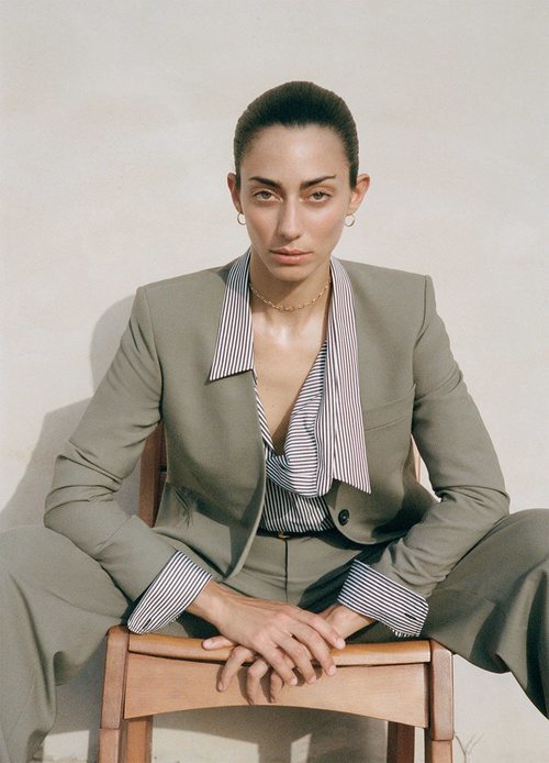 Camisa de rayas de la colección otoño 2019 de Zara