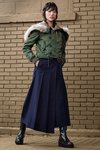 Parka y falda azul marino de 'ZARA SRPLS' otoño 2019