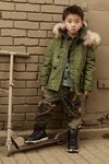 Parca caqui para niño de 'Zara SRPLS' otoño 2019
