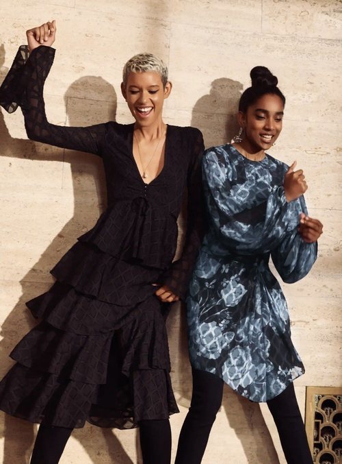 Vestido estampado de la colección 'Conscious Exclusive' de H&M